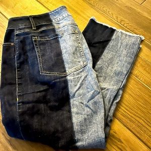 Cabi color stripe jeans